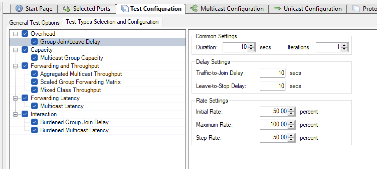 Group Join/Leave Delay Options — Xena3918 User Manual